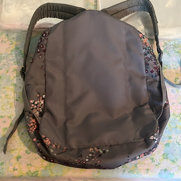 Jansport | Shady Grey Sprinkled Floral Backpack School Books Travel Commute Gym - Picture 6 of 11